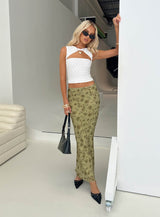 Piazia Maxi Skirt Green