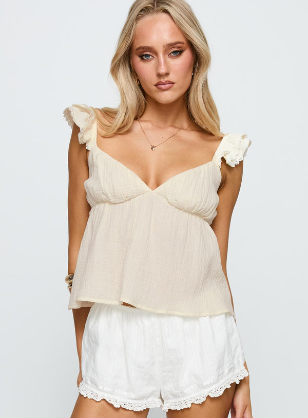 On A Date Top Cream