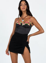 The Lola Mini Skirt Black