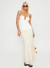 Bet You Wanna Bead Detail Top White