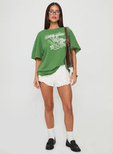 Farmers Market Oversized Graphic Tee Green