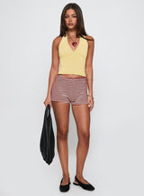 Whimsy Halter Top Lemon