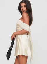 Adoration Mini Dress Cream