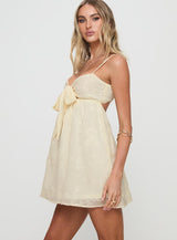 Granno Mini Dress Lemon