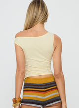 Karre Off The Shoulder Top Lemon