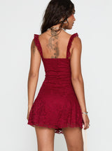 Beacall Mini Dress Red