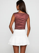 Boderek Mini Skirt White