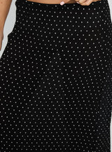 Ford Maxi Skirt Onyx Polka