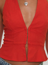Pleasing Top Red