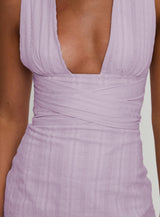 Alsace Mini Dress Lilac