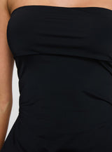 Strutter Strapless Top Black