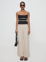Daxon Top Black / Cream