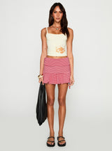 Lolana Hibiscus Graphic Tank Yellow