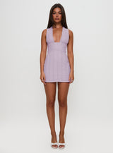 Alsace Mini Dress Lilac