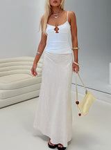 Bet You Wanna Bead Detail Top White