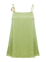 Apple Cider Mini Dress Green