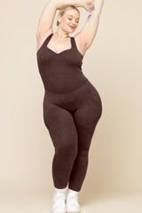 Be Flexible Seamless Onesie - French Roast