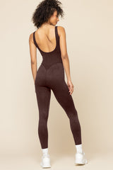 Be Flexible Seamless Onesie - French Roast