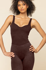 Be Flexible Seamless Onesie - French Roast