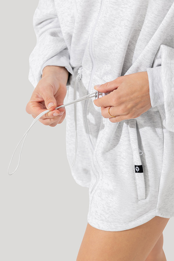 Cloud Romper - Heather Grey
