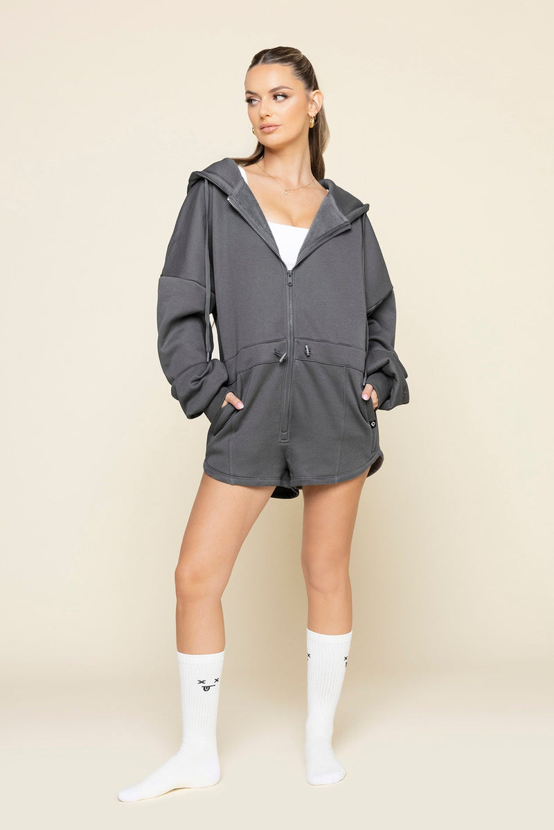 Cloud Romper - Smoke
