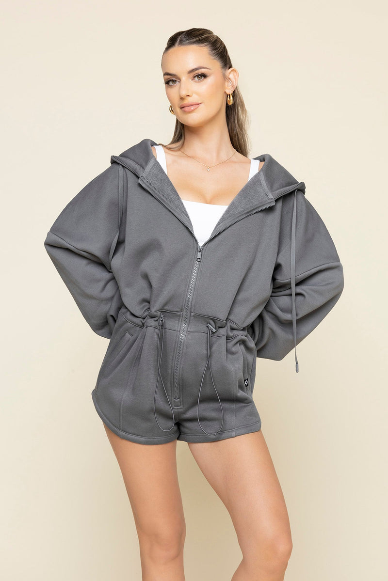 Cloud Romper - Smoke