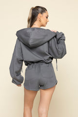 Cloud Romper - Smoke