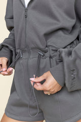 Cloud Romper - Smoke