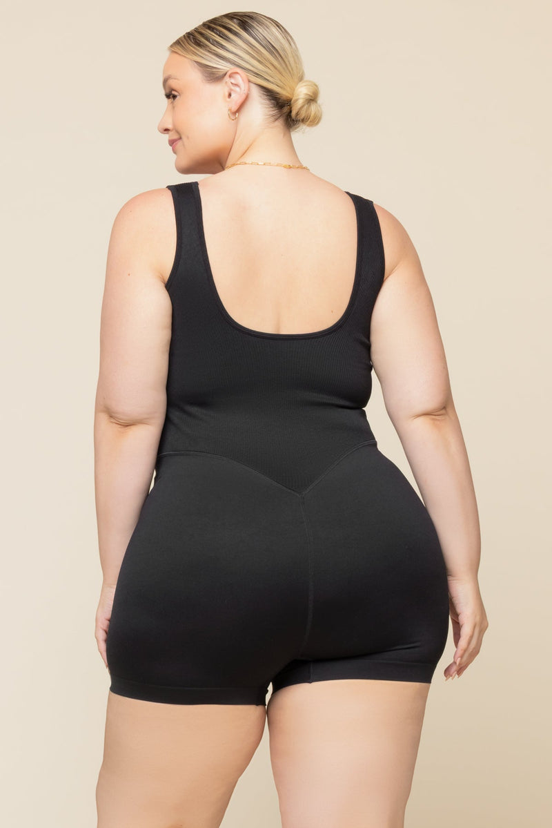 Hey Shorty Seamless Shortsie - Black