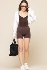 Hey Shorty Seamless Shortsie - French Roast