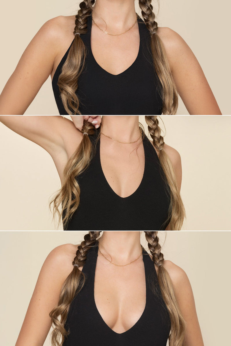 Halter Go with the Flow Jumpsuit - Black