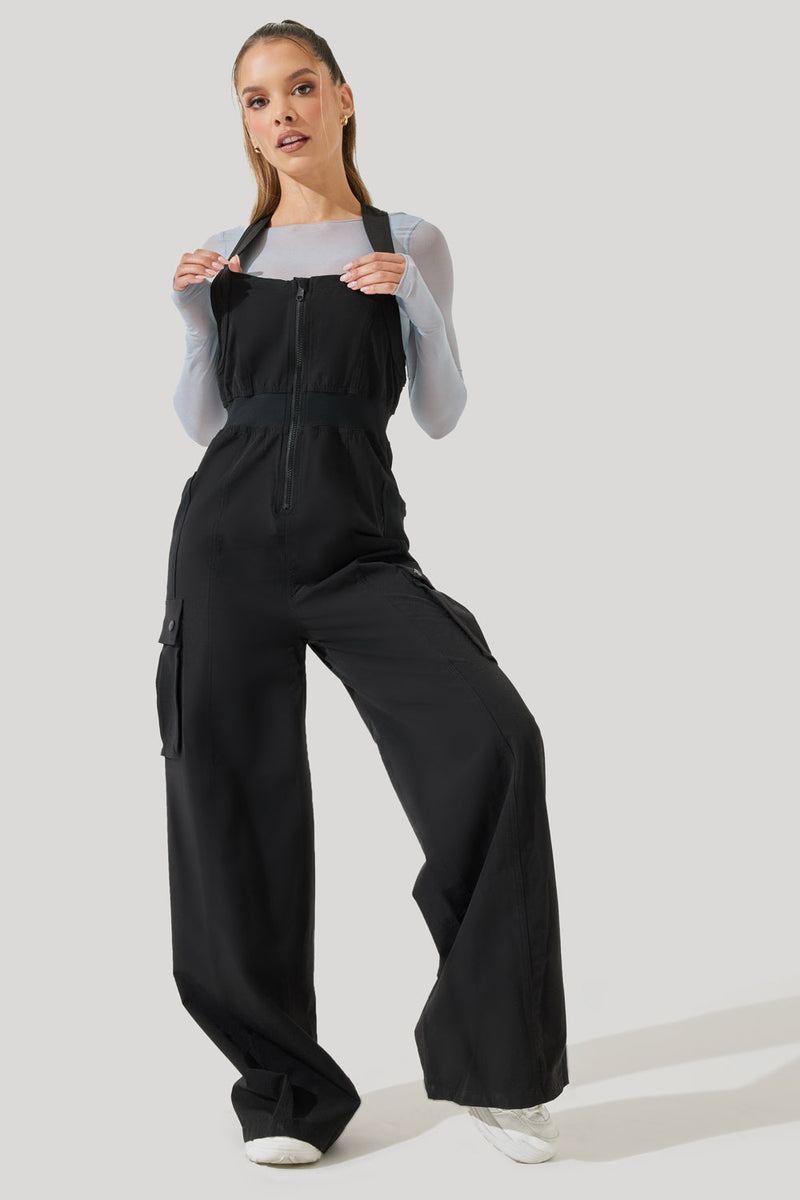 Take A Hike Overalls - Black