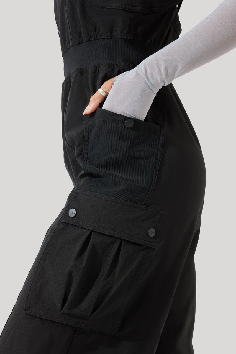 Take A Hike Overalls - Black