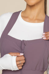 Take a Hike Overalls - Dusty Mauve