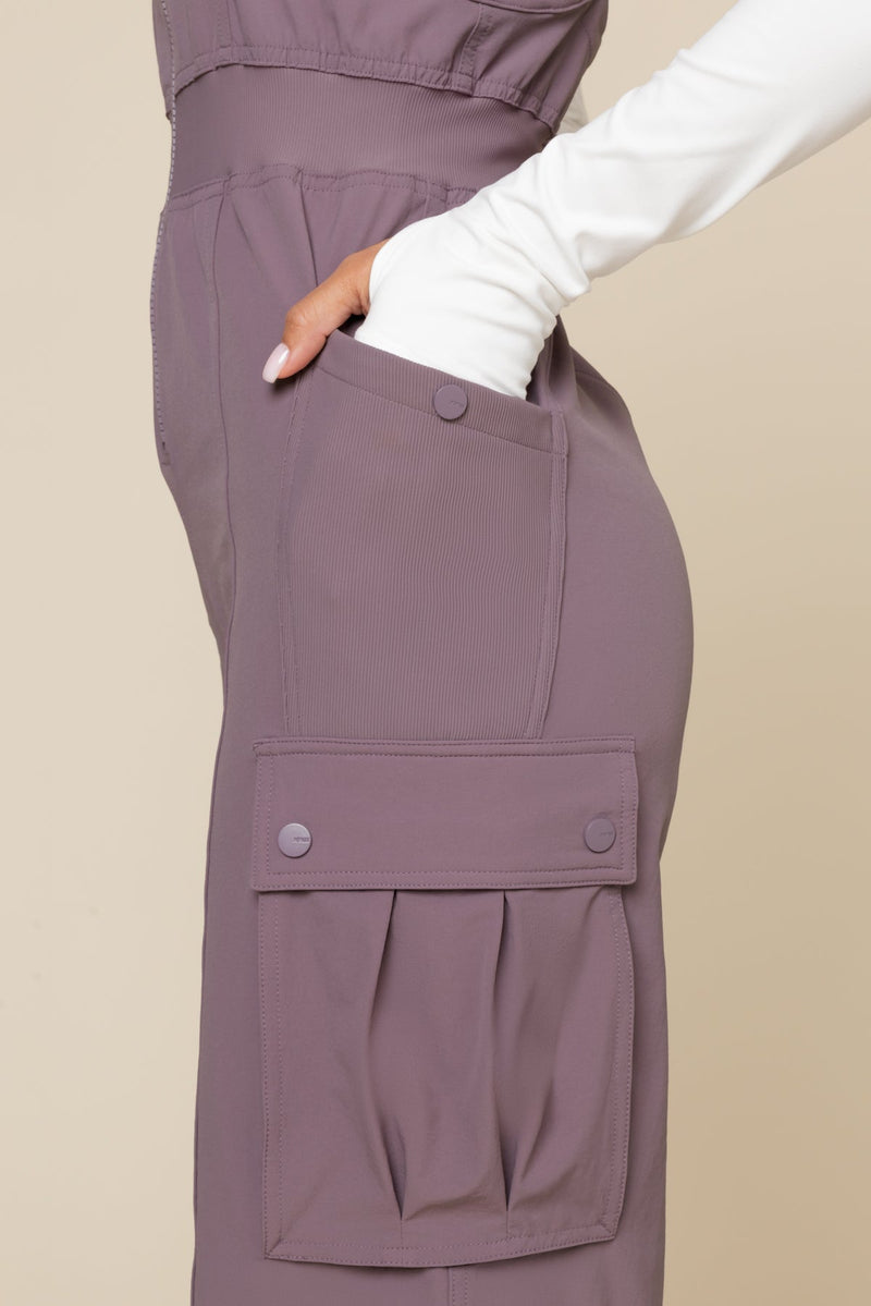 Take a Hike Overalls - Dusty Mauve