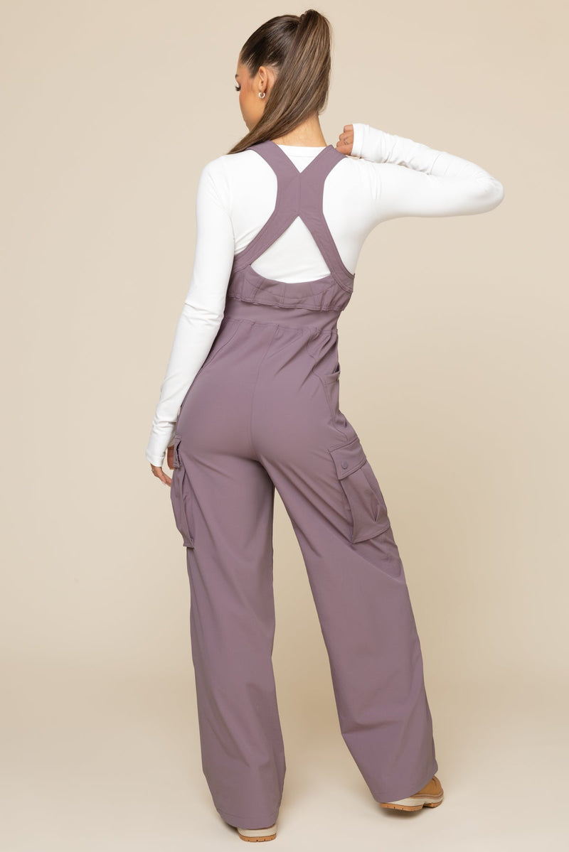 Take a Hike Overalls - Dusty Mauve