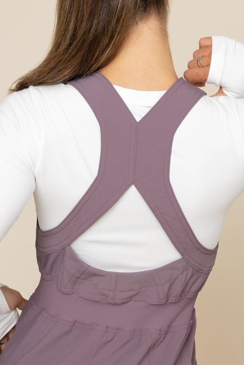 Take a Hike Overalls - Dusty Mauve